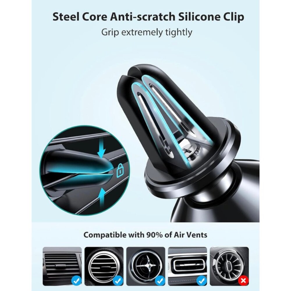 VICSEED Magnetic Phone Holder Car Vent Mount - Picture 6 of 10